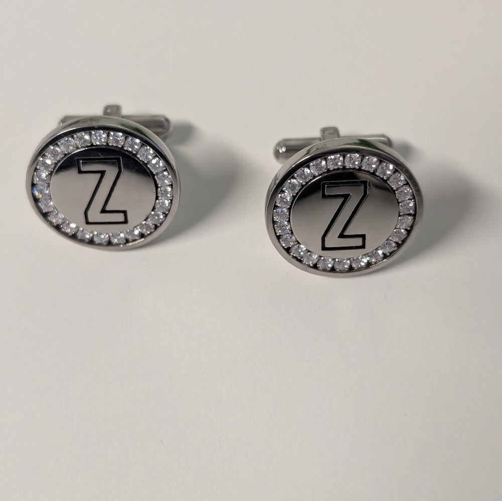 Initials Letter Z Cufflinks